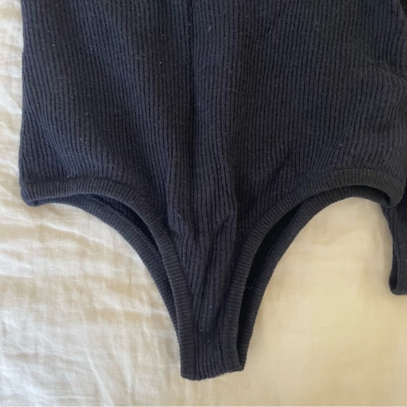 Nanushka dane navy knit bodysuit - Picture 4 of 5